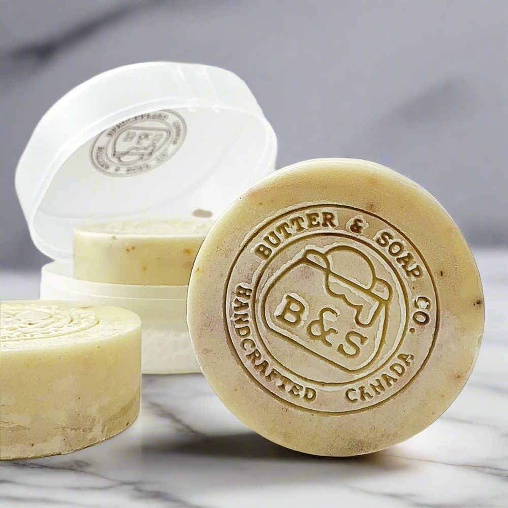 💛Handmade Natural Ginger Shea Butter Soap with Travel Soap Case